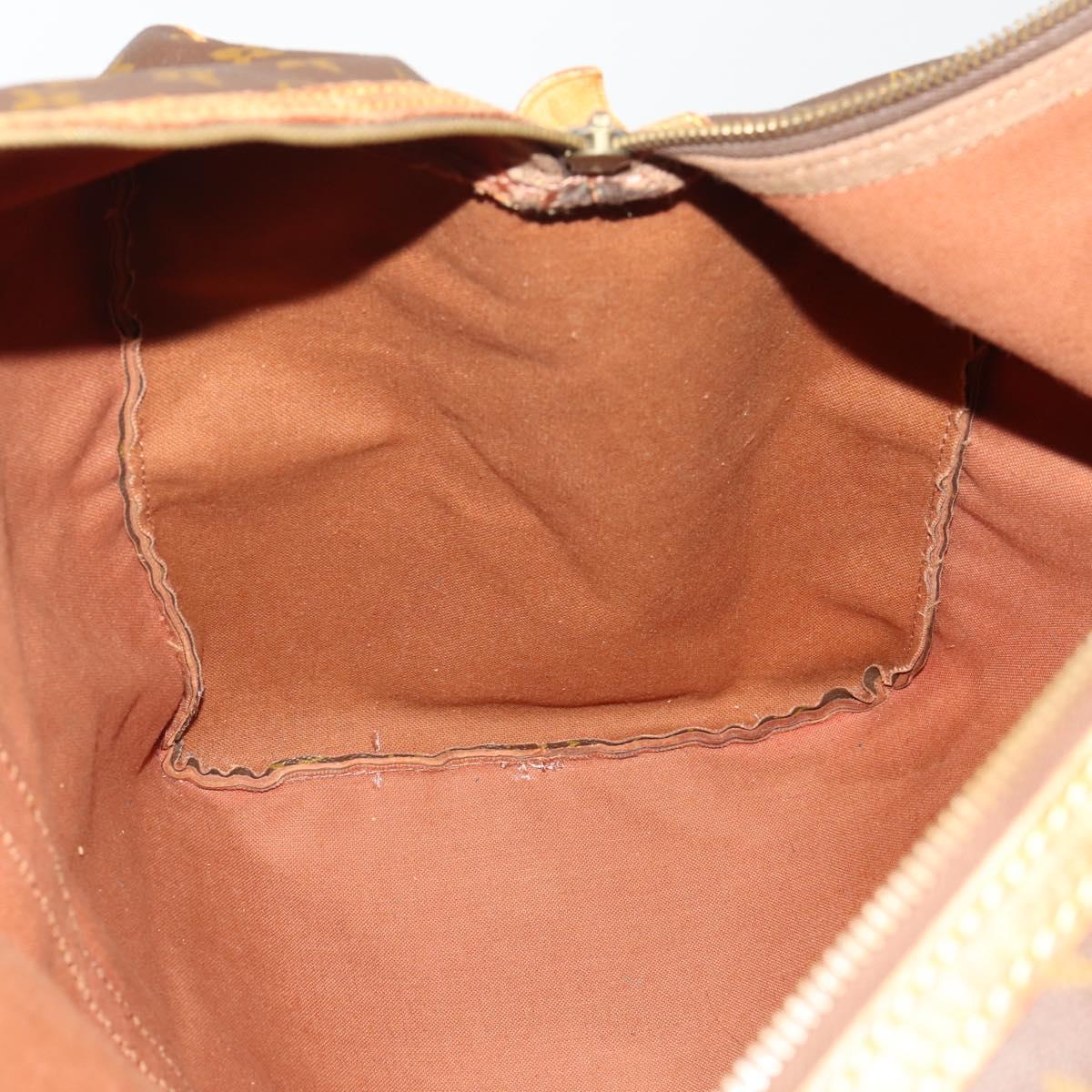 LOUIS VUITTON Monogram Sac Souple 55 Boston Bag M41622 LV Auth 192208