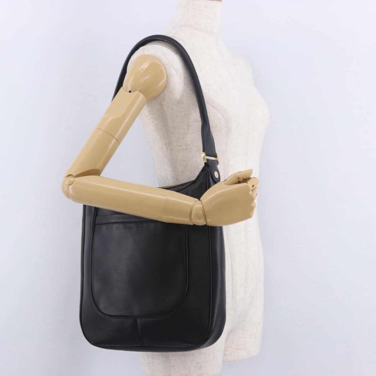 LOUIS VUITTON Epi Sarabah Shoulder Bag Noir black M58962 LV Auth 192210V