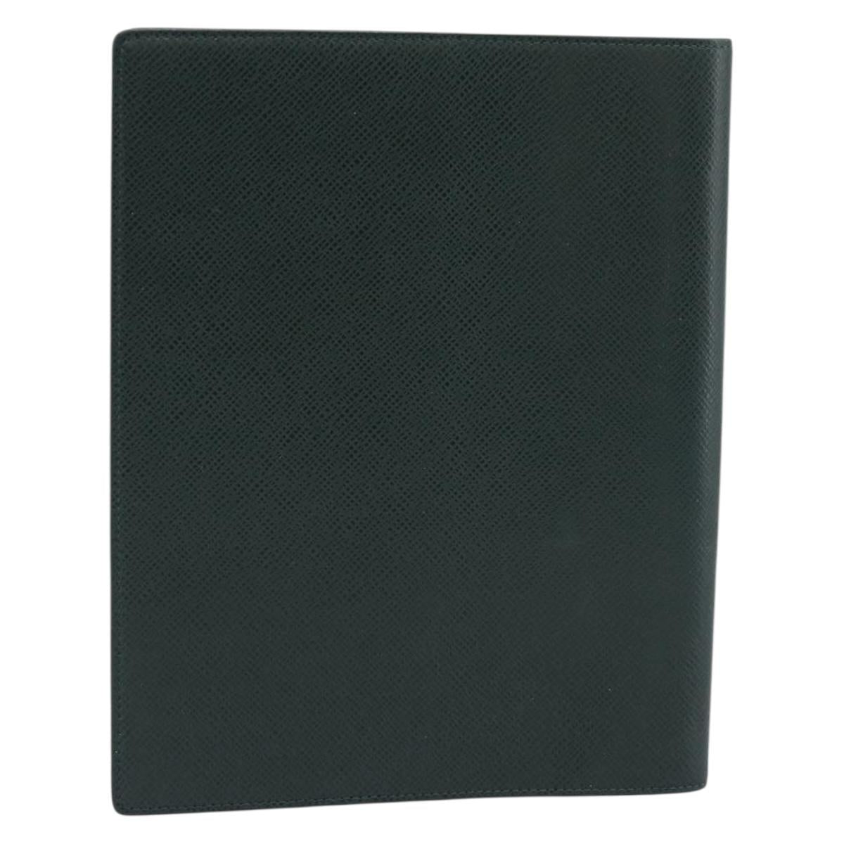 LOUIS VUITTON Taiga Agenda Bureau Day Planner Cover Epicea R20407 LV Auth 192213