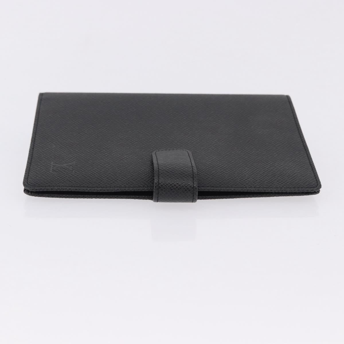 LOUIS VUITTON Taiga Leather Agenda MM Planner Cover Ardoise R20222 Auth 192216