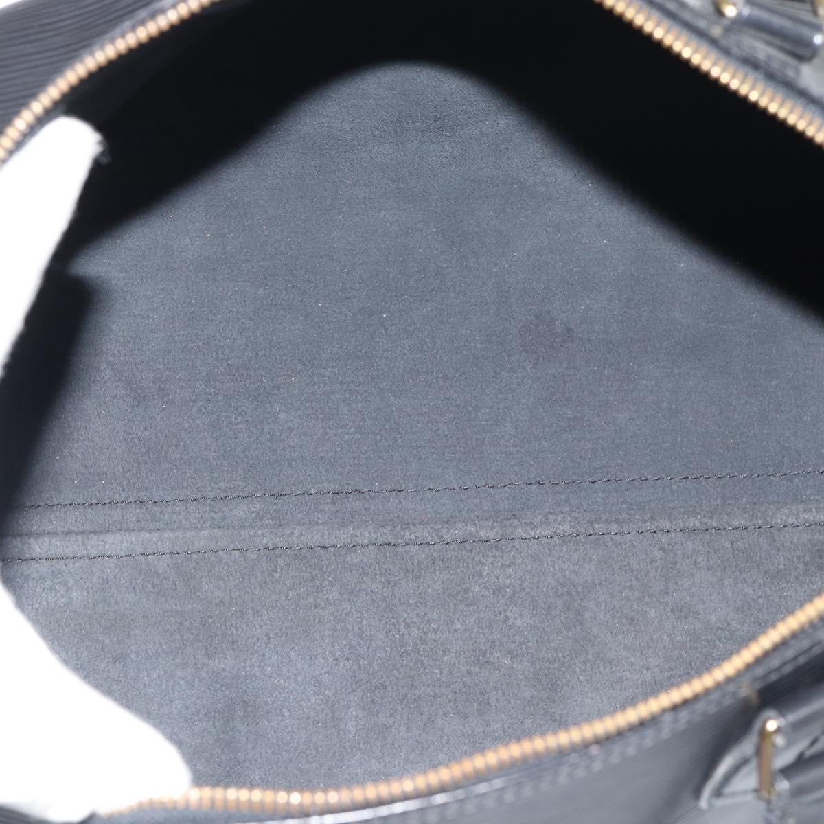 LOUIS VUITTON Epi Speedy 35 Hand Bag Noir Black M42992 LV Auth 192223