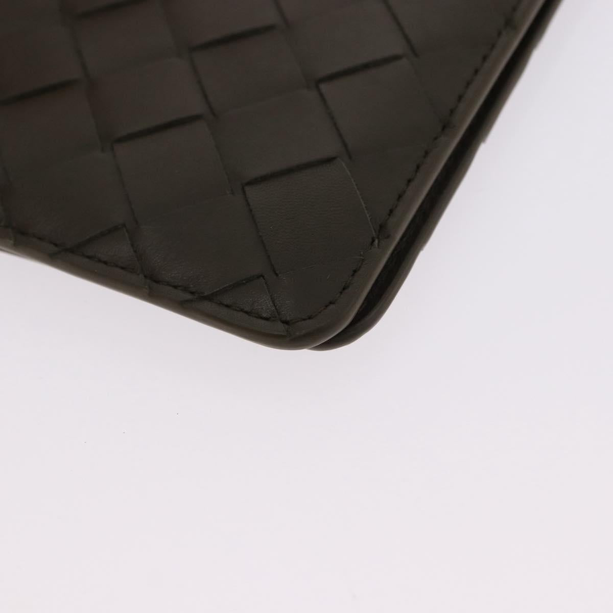 BOTTEGA VENETA INTRECCIATO Day Planner Cover Leather Khaki Auth 192226V
