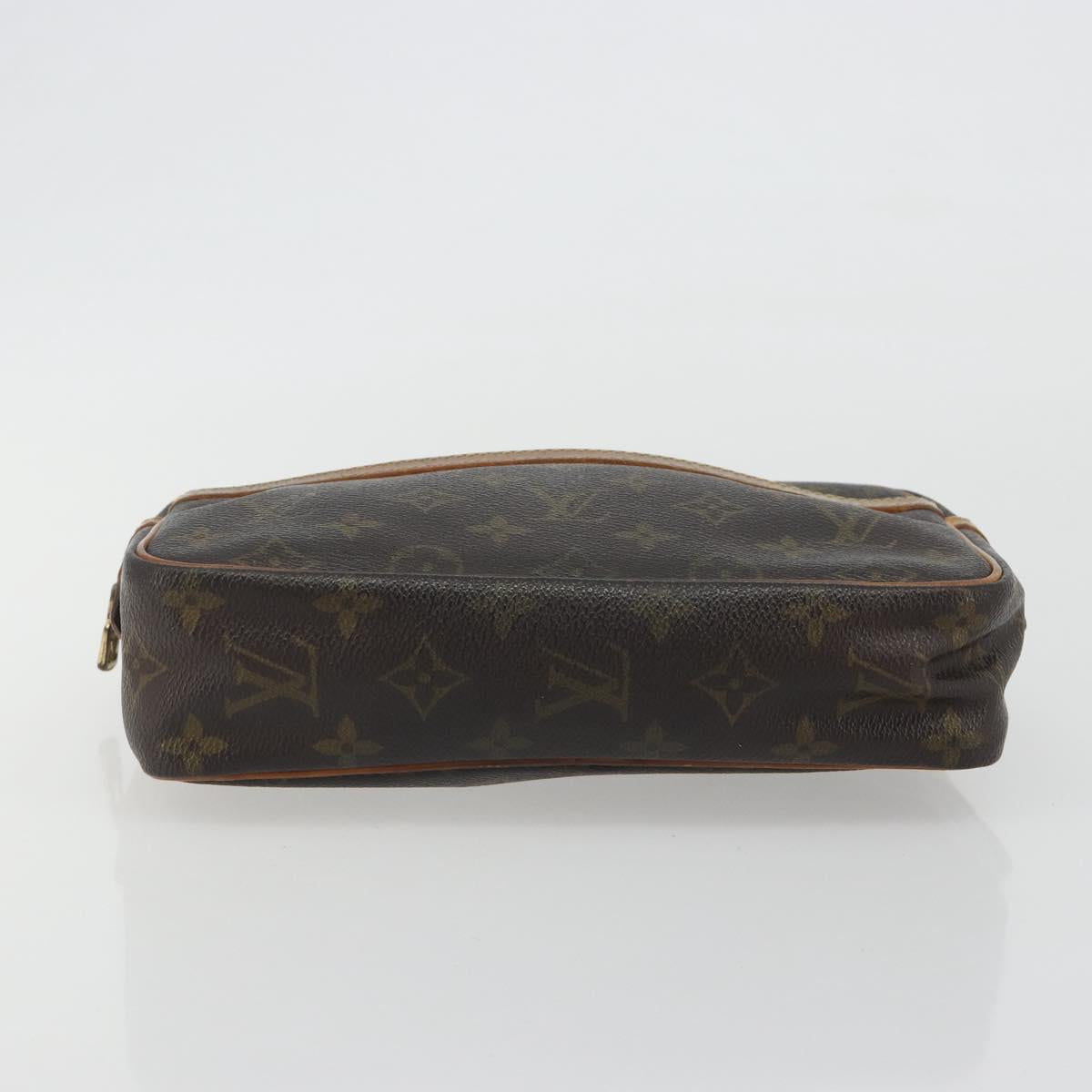LOUIS VUITTON Monogram Compiegne 23 Clutch Bag M51847 LV Auth 192239