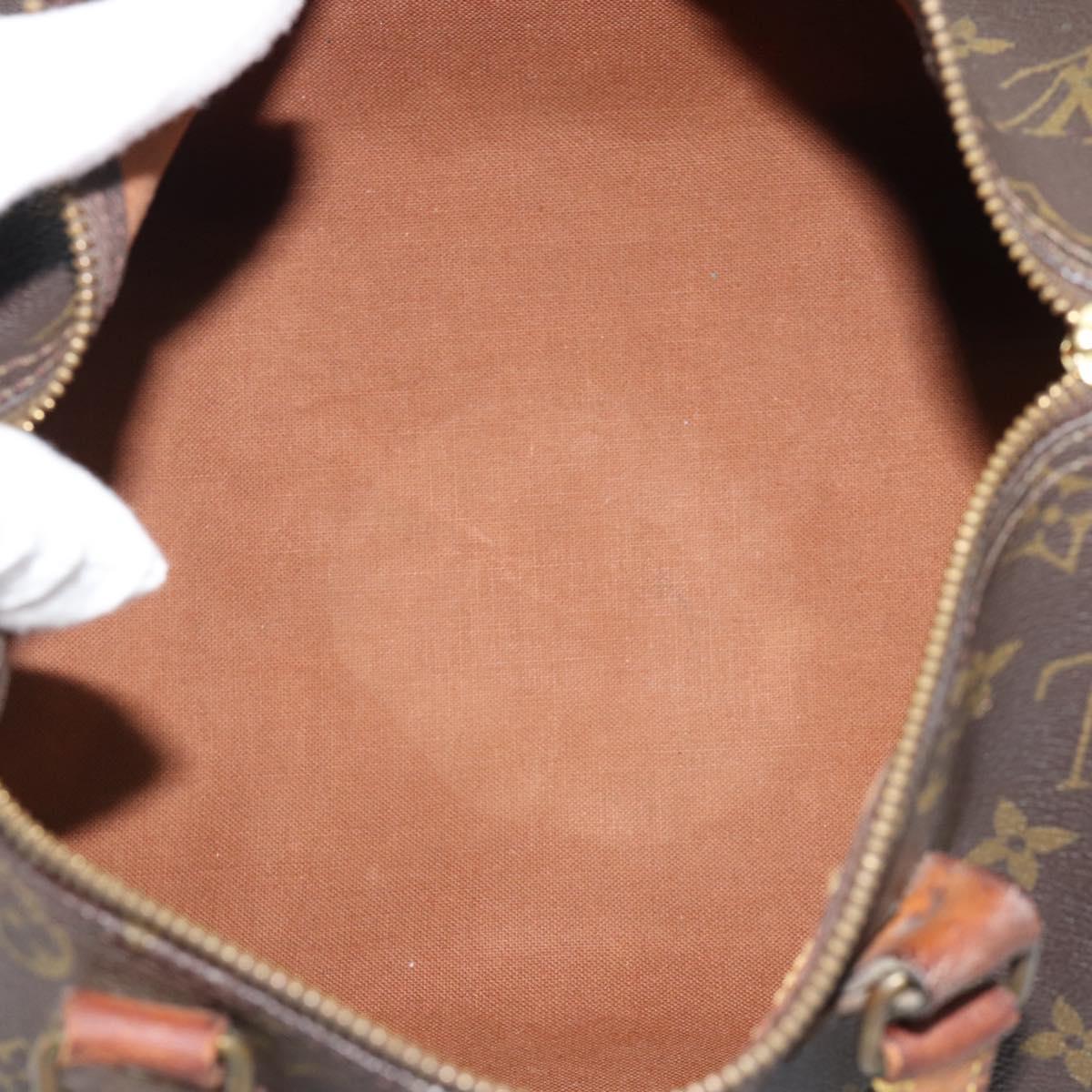 LOUIS VUITTON Monogram Speedy 30 Hand Bag M41526 LV Auth 192252