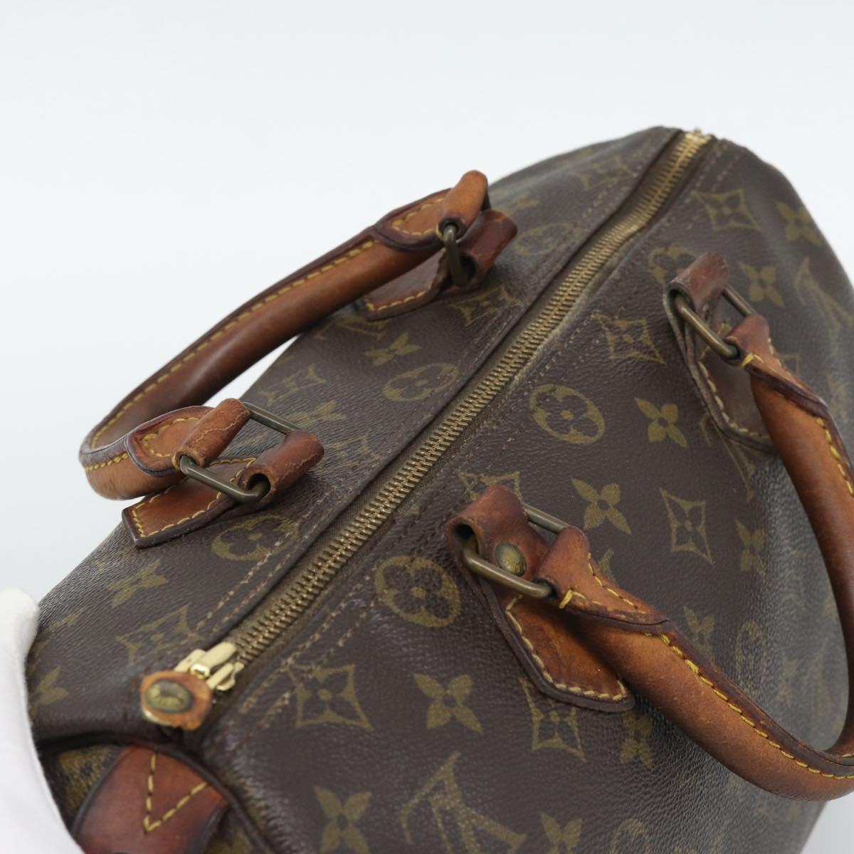 LOUIS VUITTON Monogram Speedy 30 Hand Bag M41526 LV Auth 192252