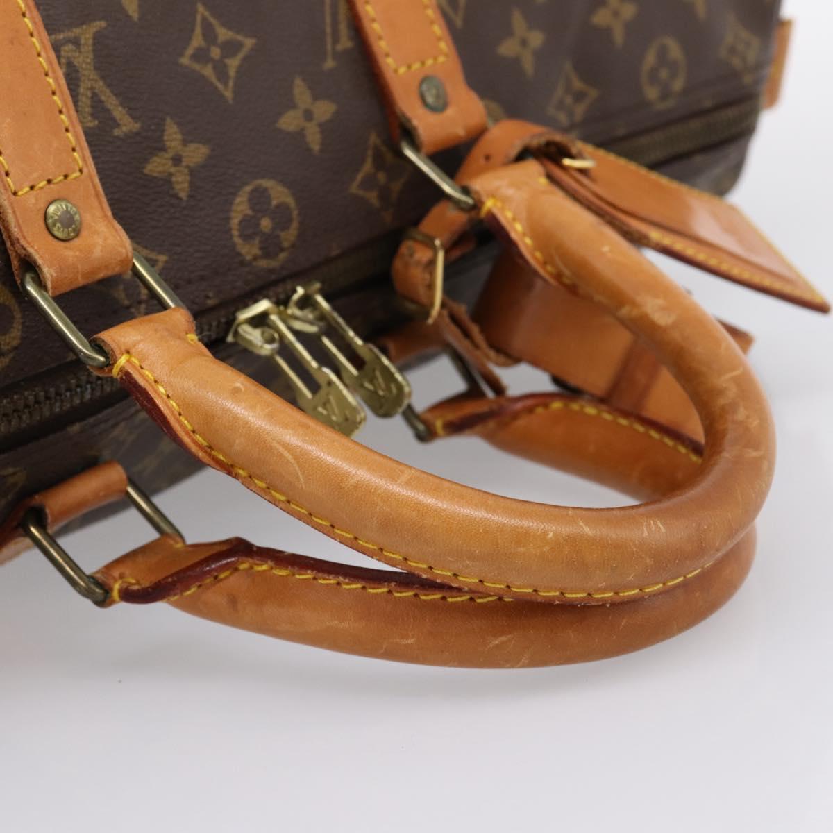 LOUIS VUITTON Monogram Keepall 45 Boston Bag M41428 LV Auth 192255