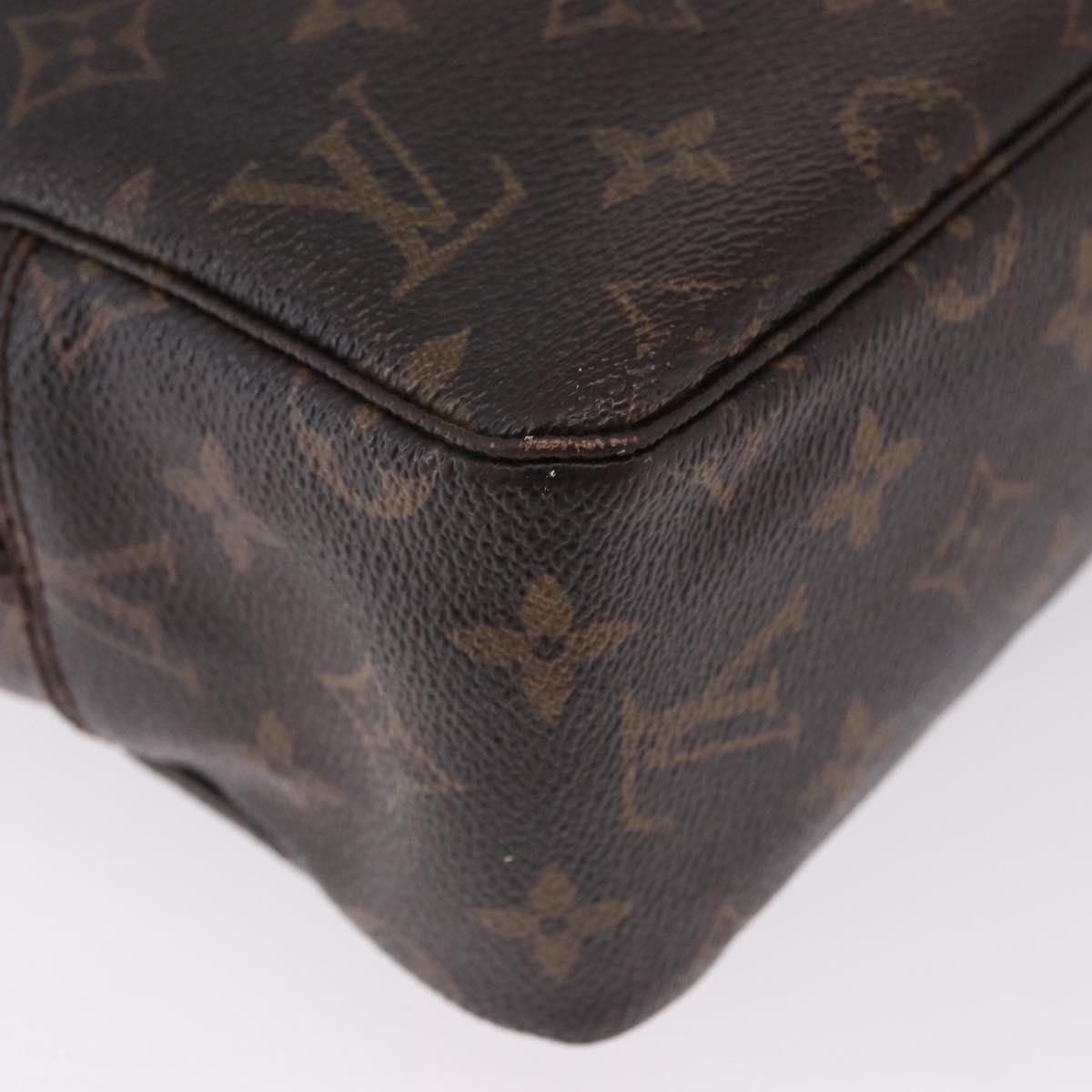 LOUIS VUITTON Monogram Trousse Toilette 28 Clutch Bag M47522 LV Auth 192258
