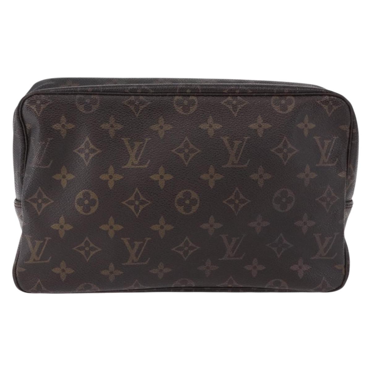 LOUIS VUITTON Monogram Trousse Toilette 28 Clutch Bag M47522 LV Auth 192258