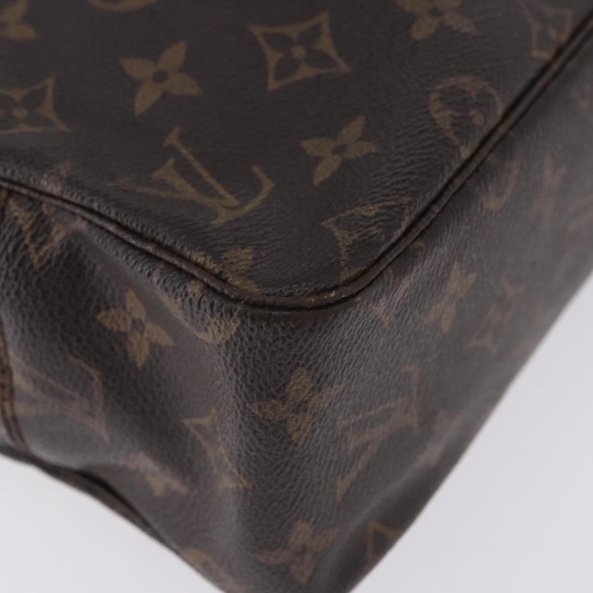 LOUIS VUITTON Monogram Trousse Toilette 28 Clutch Bag M47522 LV Auth 192258
