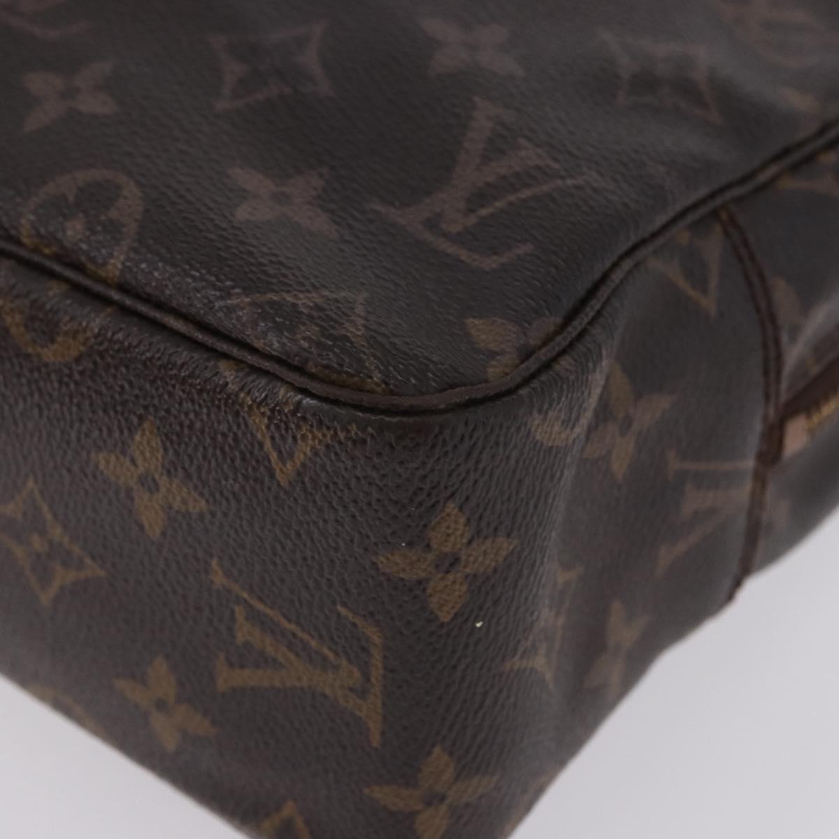 LOUIS VUITTON Monogram Trousse Toilette 28 Clutch Bag M47522 LV Auth 192258