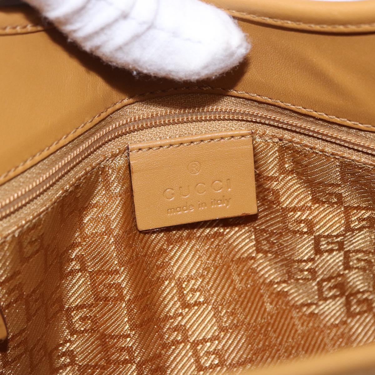 GUCCI Jackie Hand Bag Suede Pink Gold 002 1068 Auth 192263A