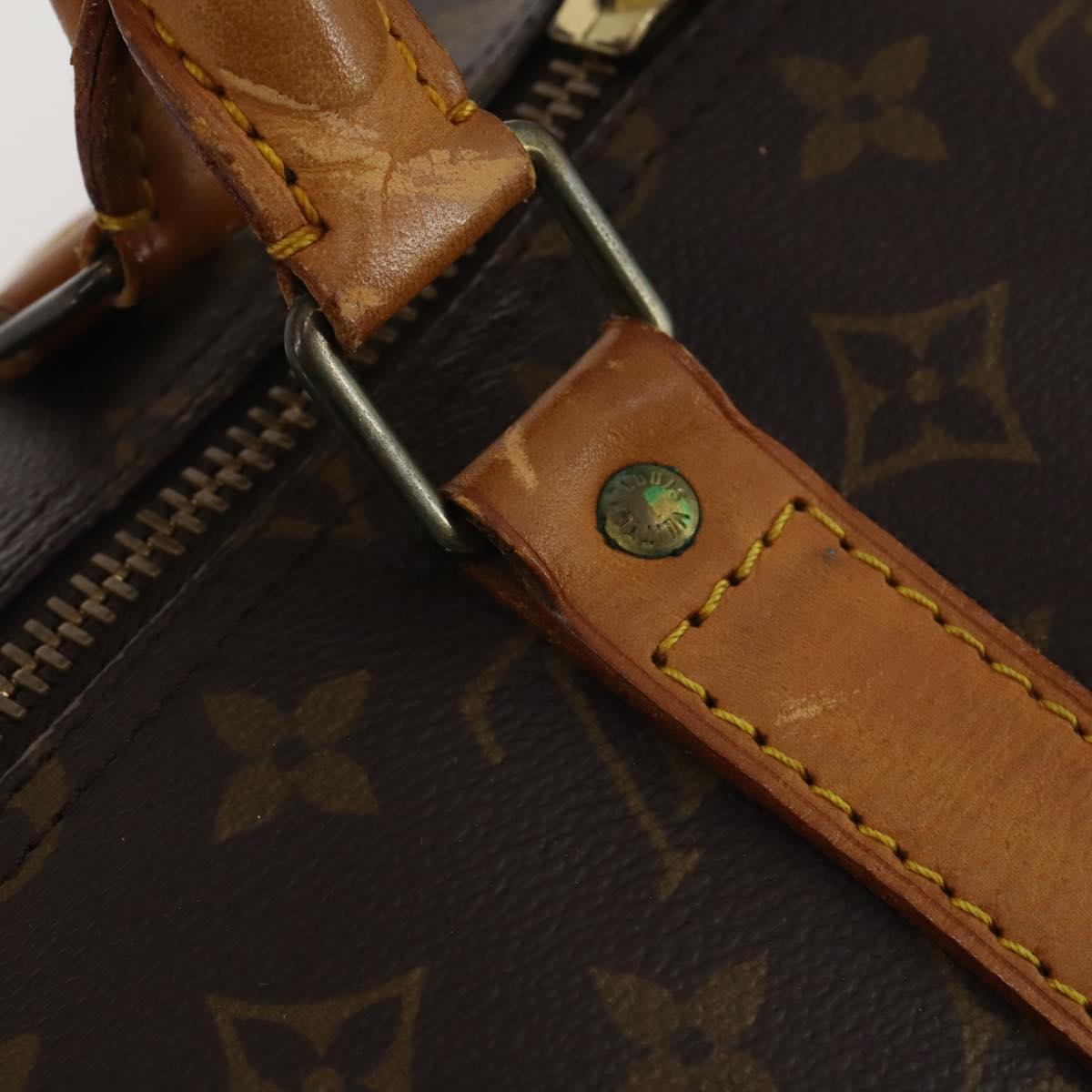 LOUIS VUITTON Monogram Keepall 55 Boston Bag M41424 LV Auth 192275
