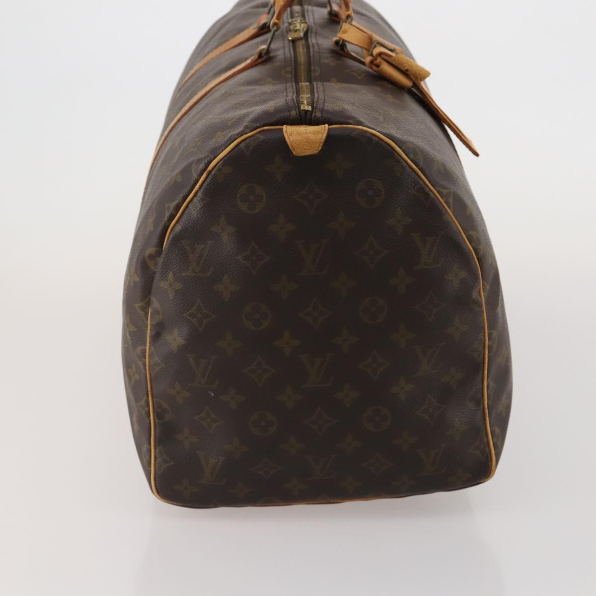 LOUIS VUITTON Monogram Keepall 55 Boston Bag M41424 LV Auth 192275