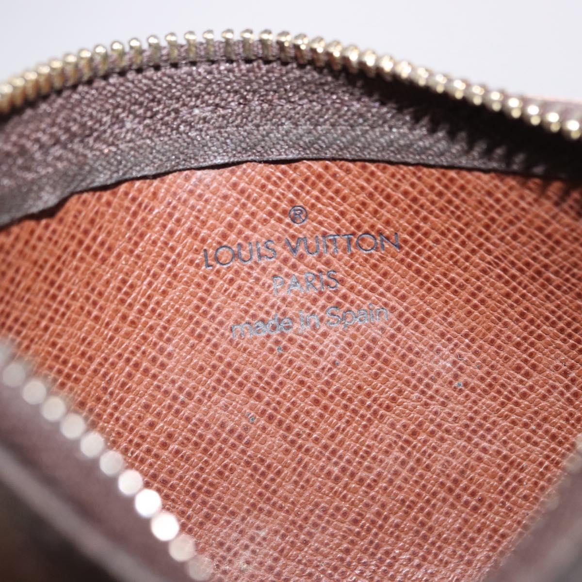 LOUIS VUITTON Monogram Pochette Cles Coin Purse M62650 LV Auth 192276
