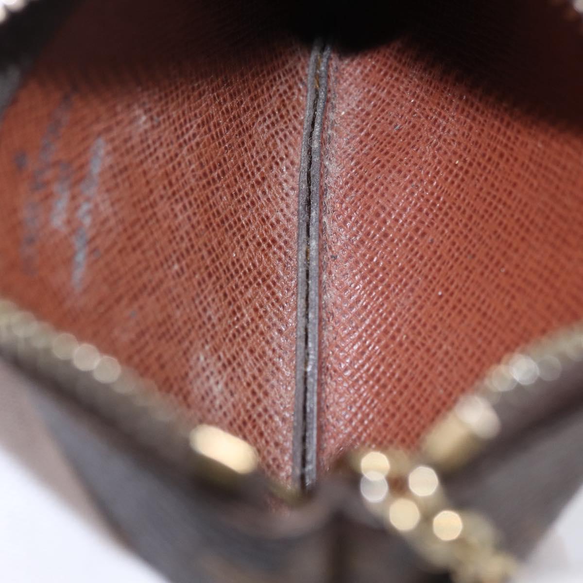 LOUIS VUITTON Monogram Pochette Cles Coin Purse M62650 LV Auth 192276