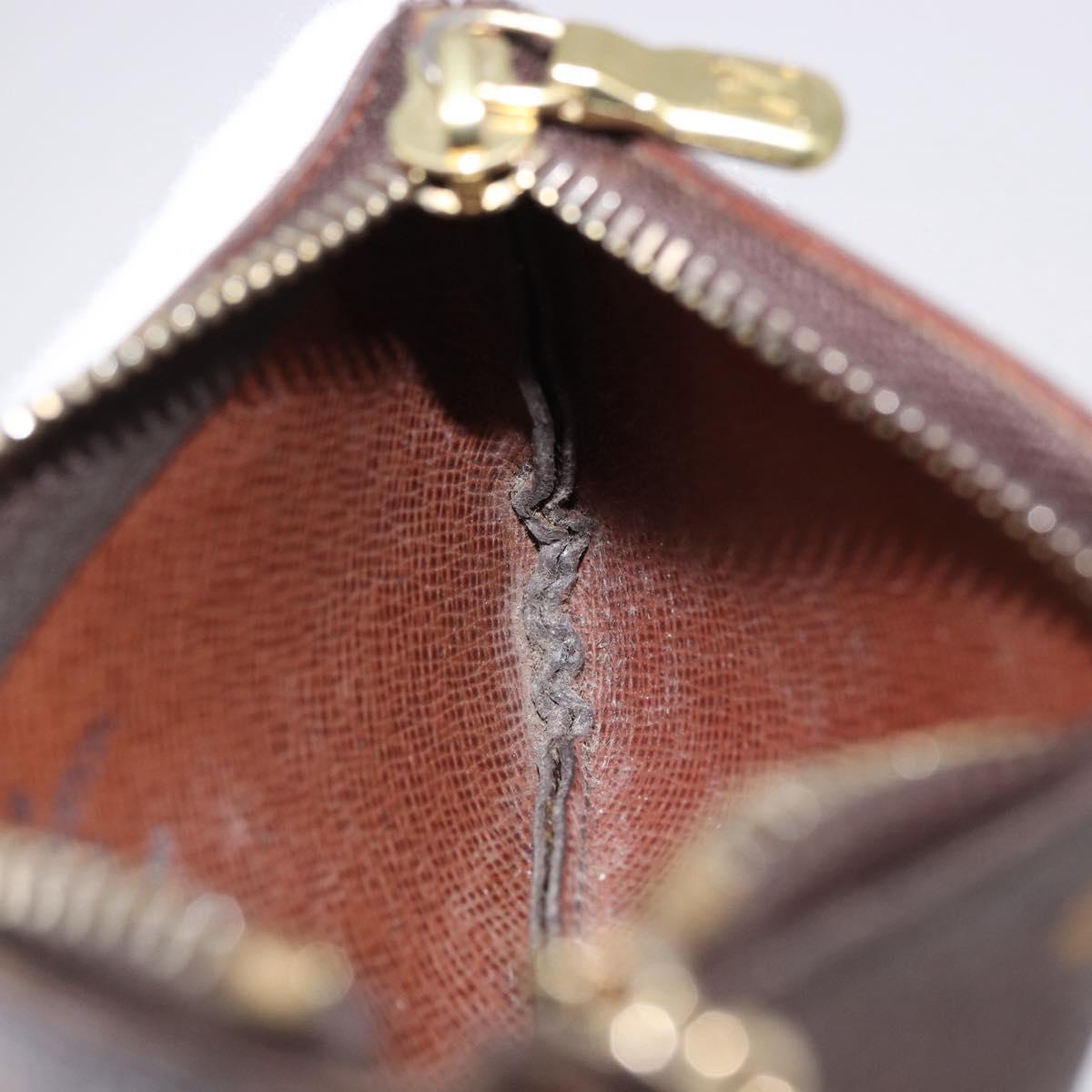 LOUIS VUITTON Monogram Pochette Cles Coin Purse M62650 LV Auth 192276