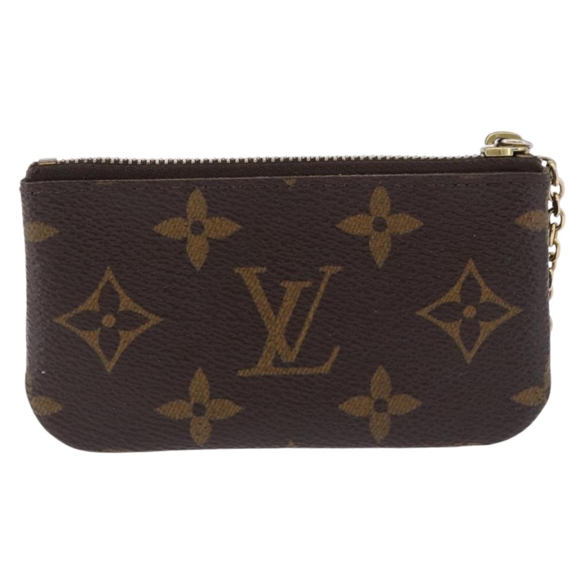 LOUIS VUITTON Monogram Pochette Cles Coin Purse M62650 LV Auth 192276