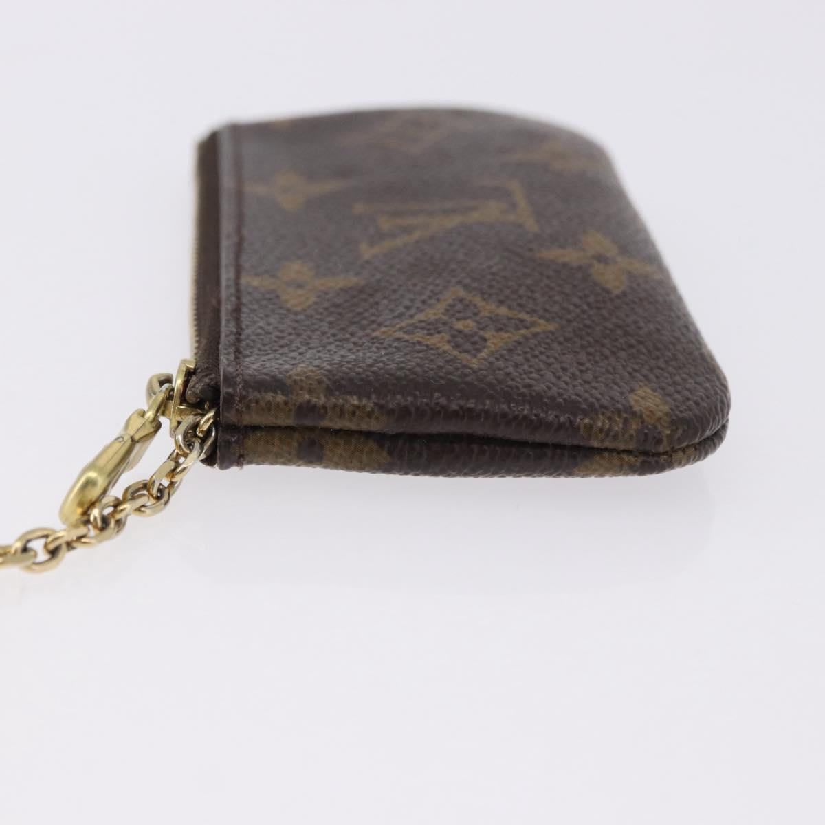 LOUIS VUITTON Monogram Pochette Cles Coin Purse M62650 LV Auth 192276