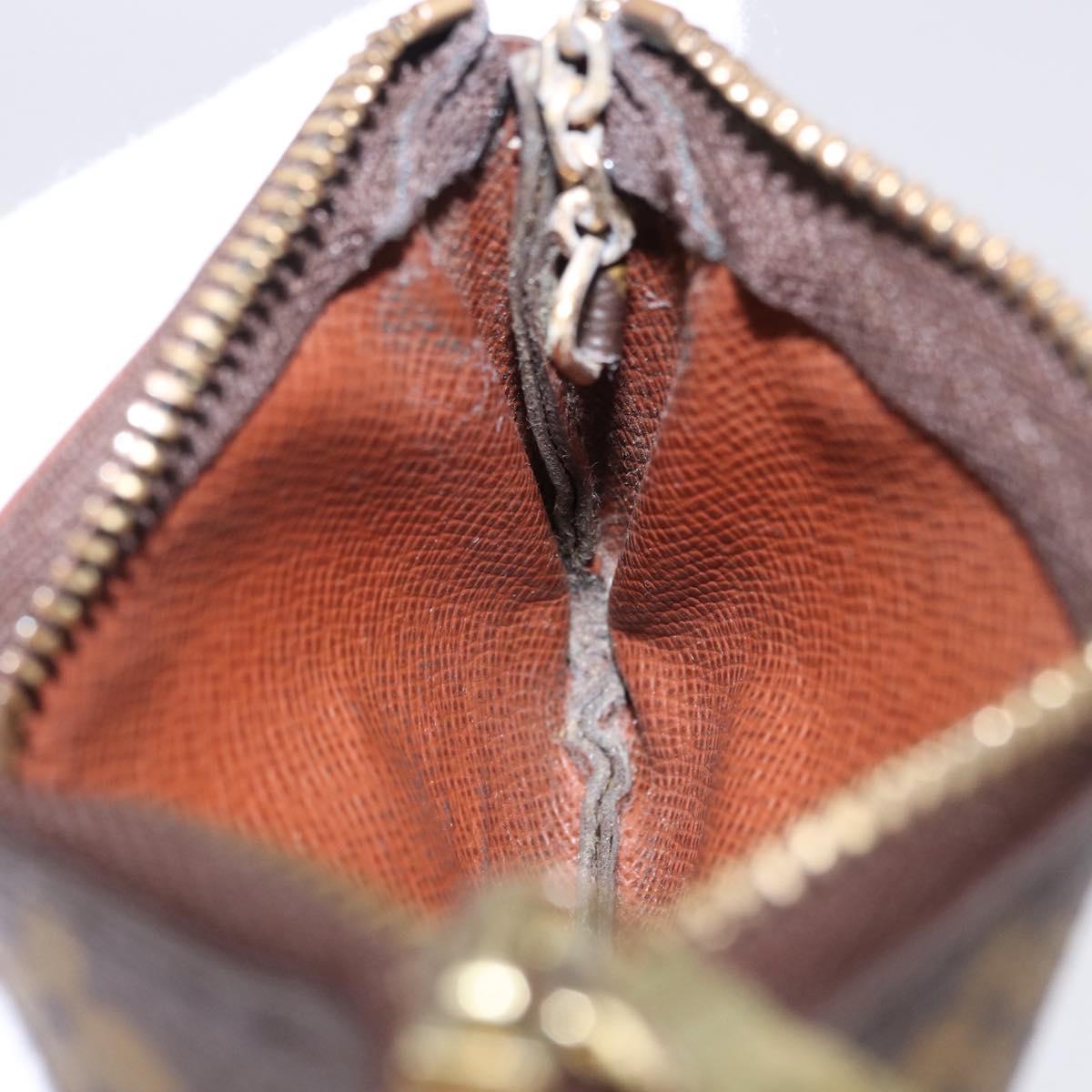 LOUIS VUITTON Monogram Pochette Cles Coin Purse M62650 LV Auth 192278