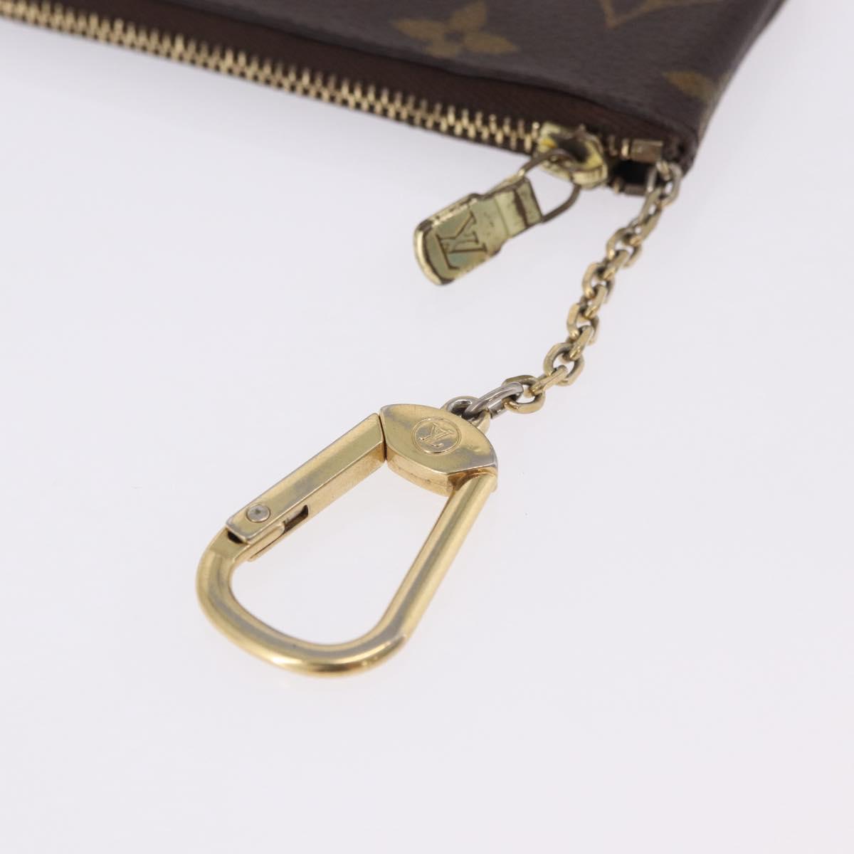 LOUIS VUITTON Monogram Pochette Cles Coin Purse M62650 LV Auth 192278