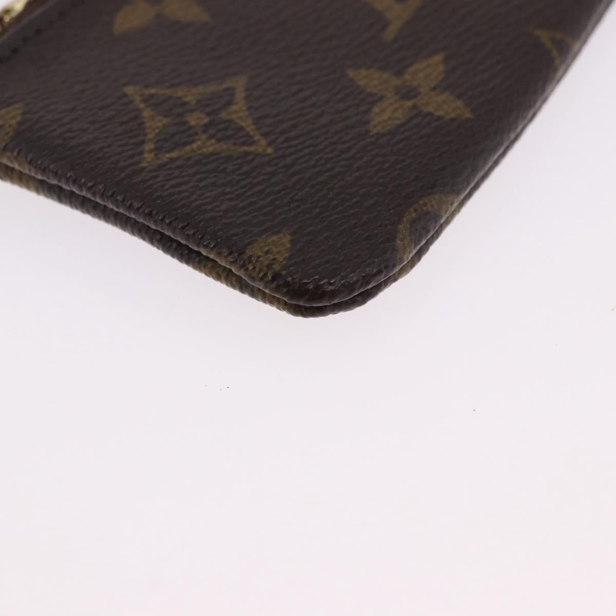 LOUIS VUITTON Monogram Pochette Cles Coin Purse M62650 LV Auth 192278