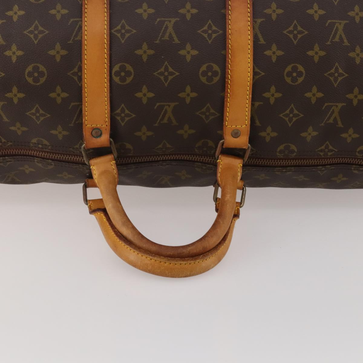 LOUIS VUITTON Monogram Keepall 55 Boston Bag Vintage M41424 LV Auth 192279