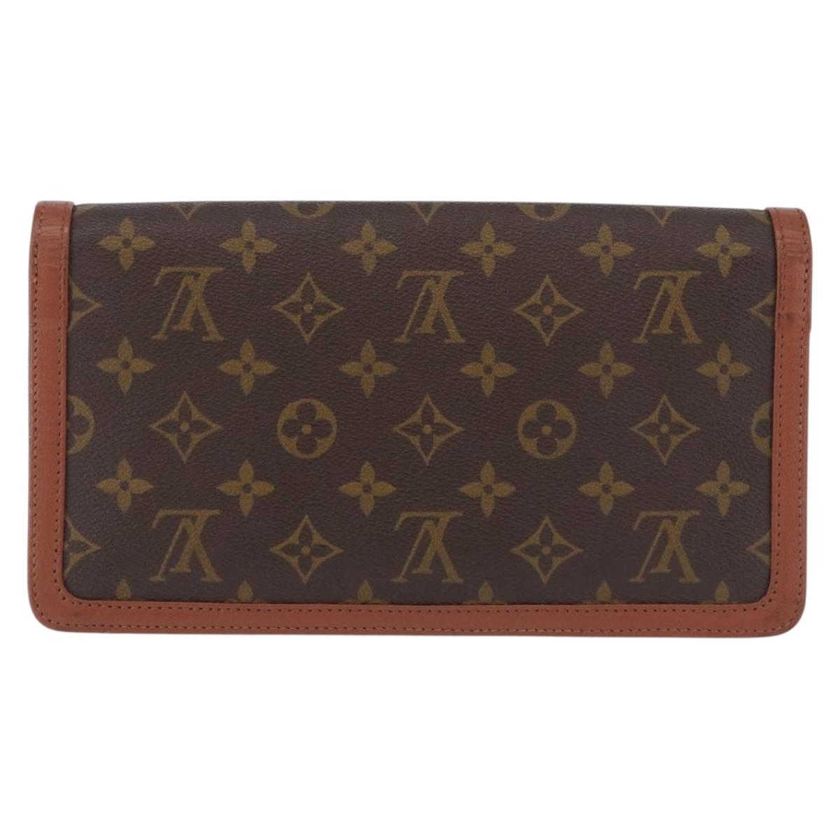 LOUIS VUITTON Monogram Pochette Dam PM Clutch Bag M51812 LV Auth 192281