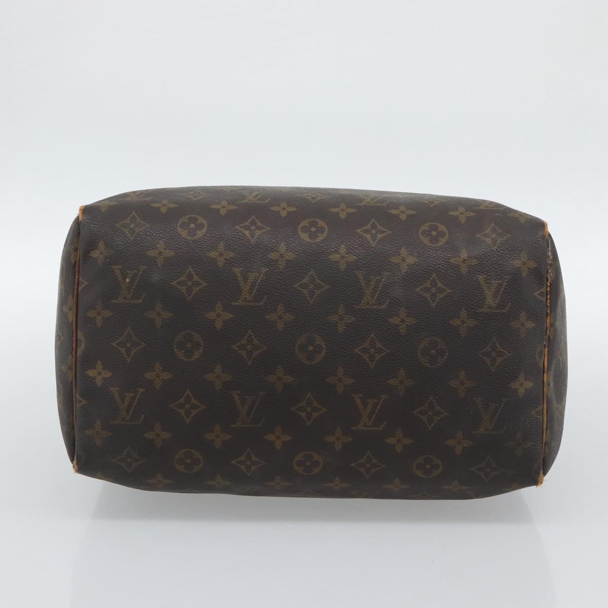 LOUIS VUITTON Monogram Speedy 30 Hand Bag M41526 LV Auth 192283