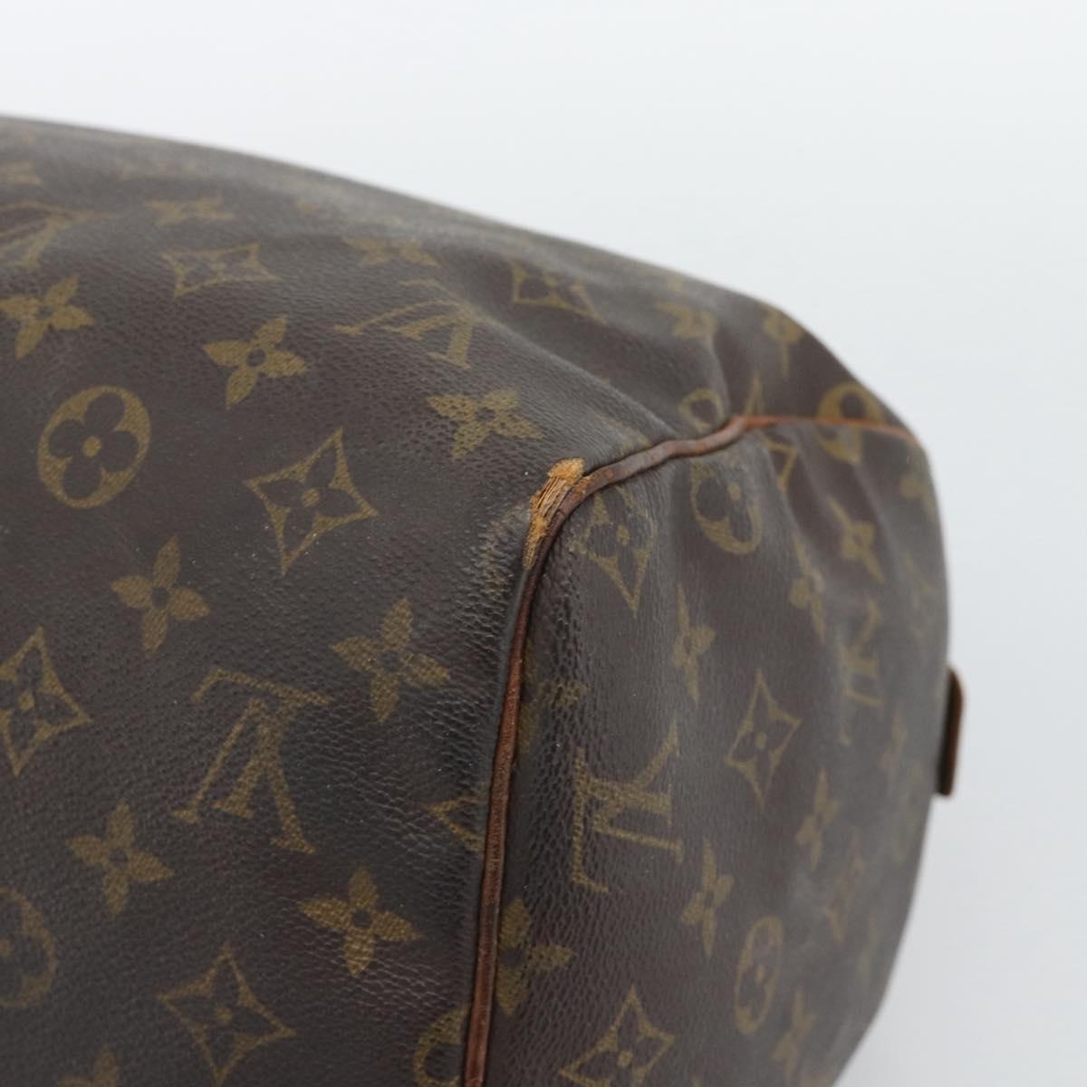 LOUIS VUITTON Monogram Speedy 30 Hand Bag M41526 LV Auth 192283