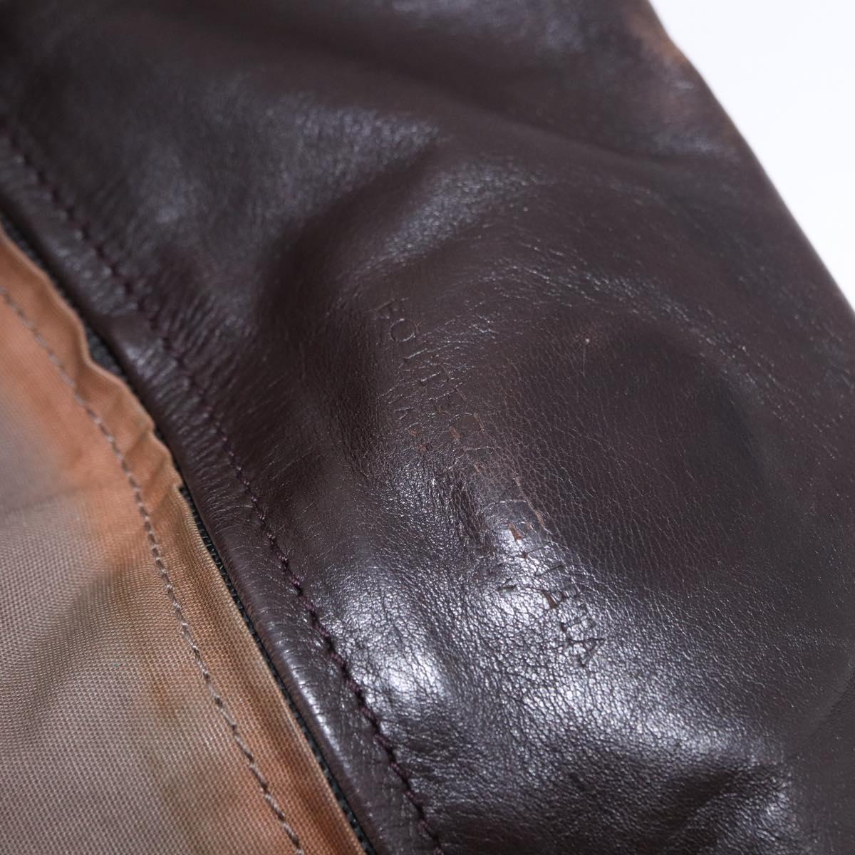 BOTTEGA VENETA Hand Bag Leather Brown Auth 192299