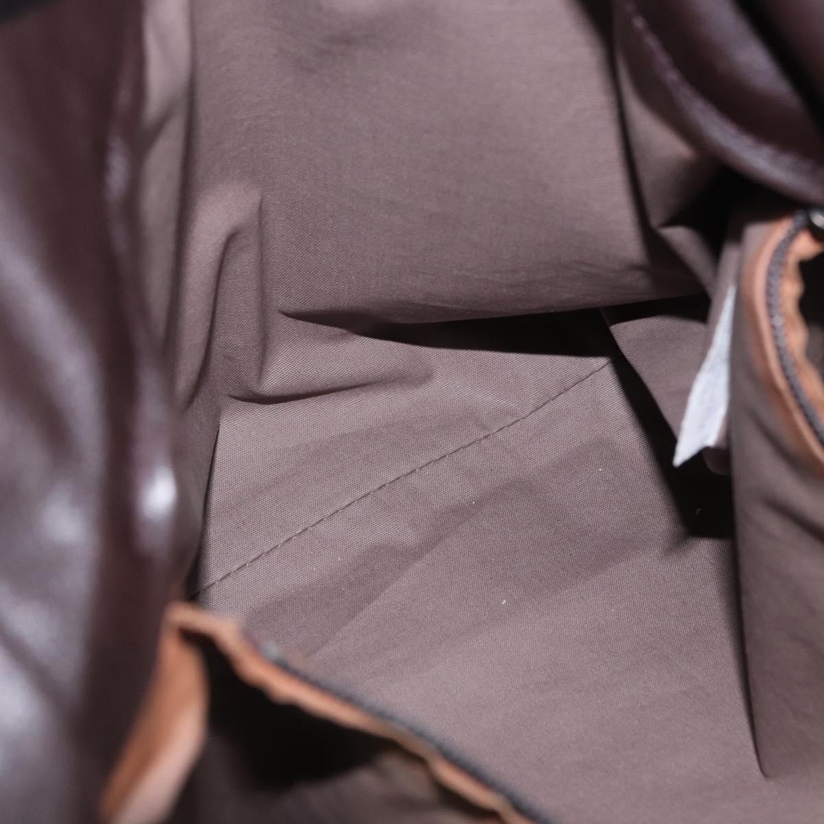 BOTTEGA VENETA Hand Bag Leather Brown Auth 192299