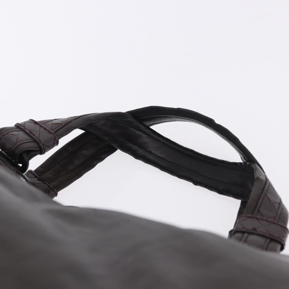 BOTTEGA VENETA Hand Bag Leather Brown Auth 192299