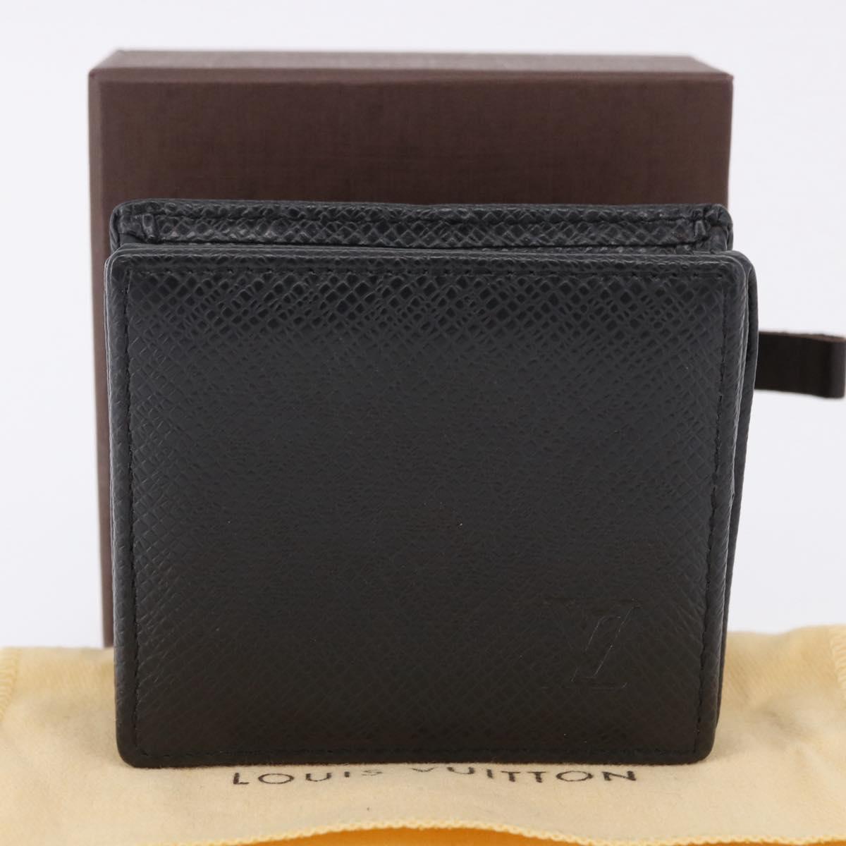 LOUIS VUITTON Epi Porte Monnaie Boite Coin Purse Ardoise M30382 LV Auth 192308A