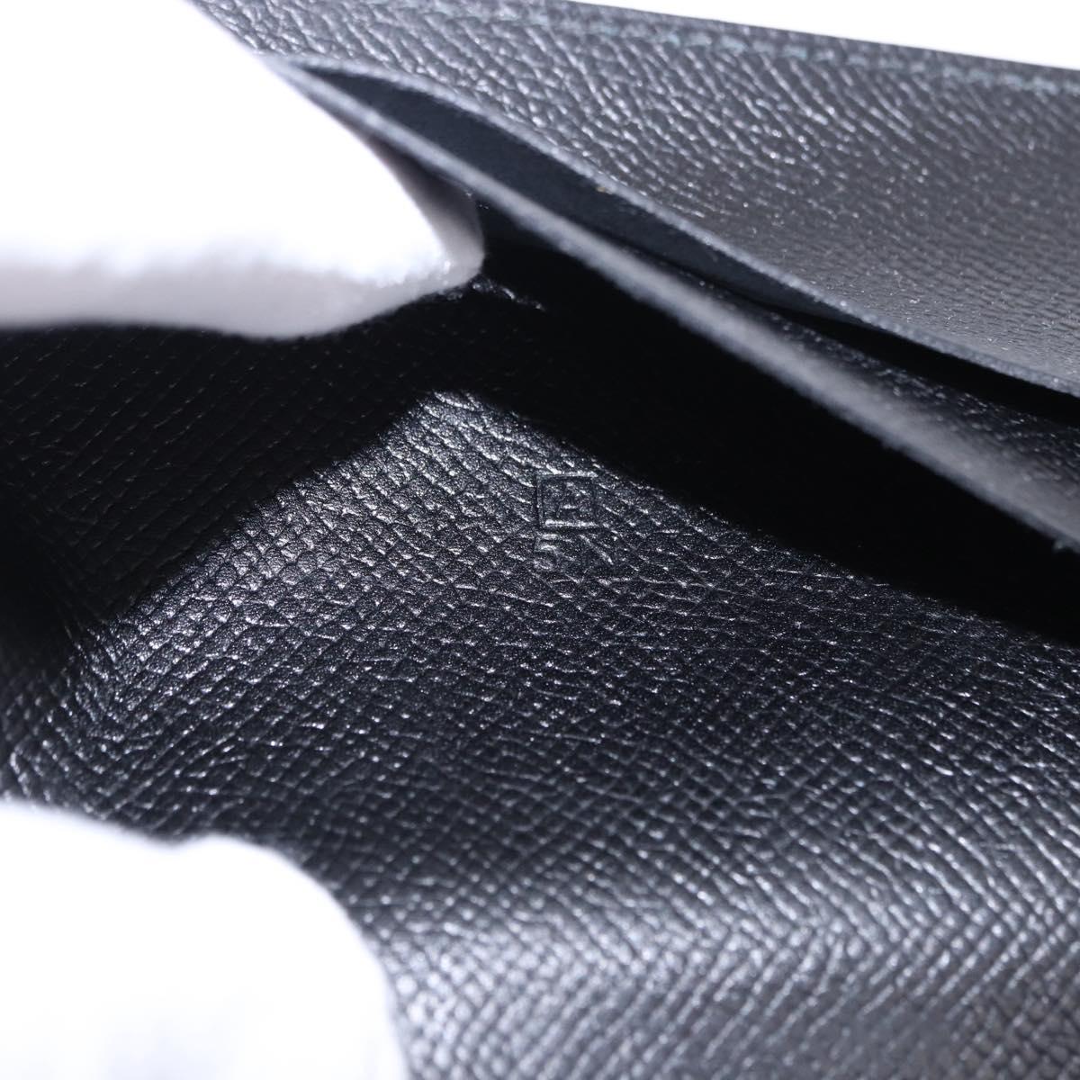 HERMES Agenda Vision Day Planner Cover Leather Black Auth 192309V