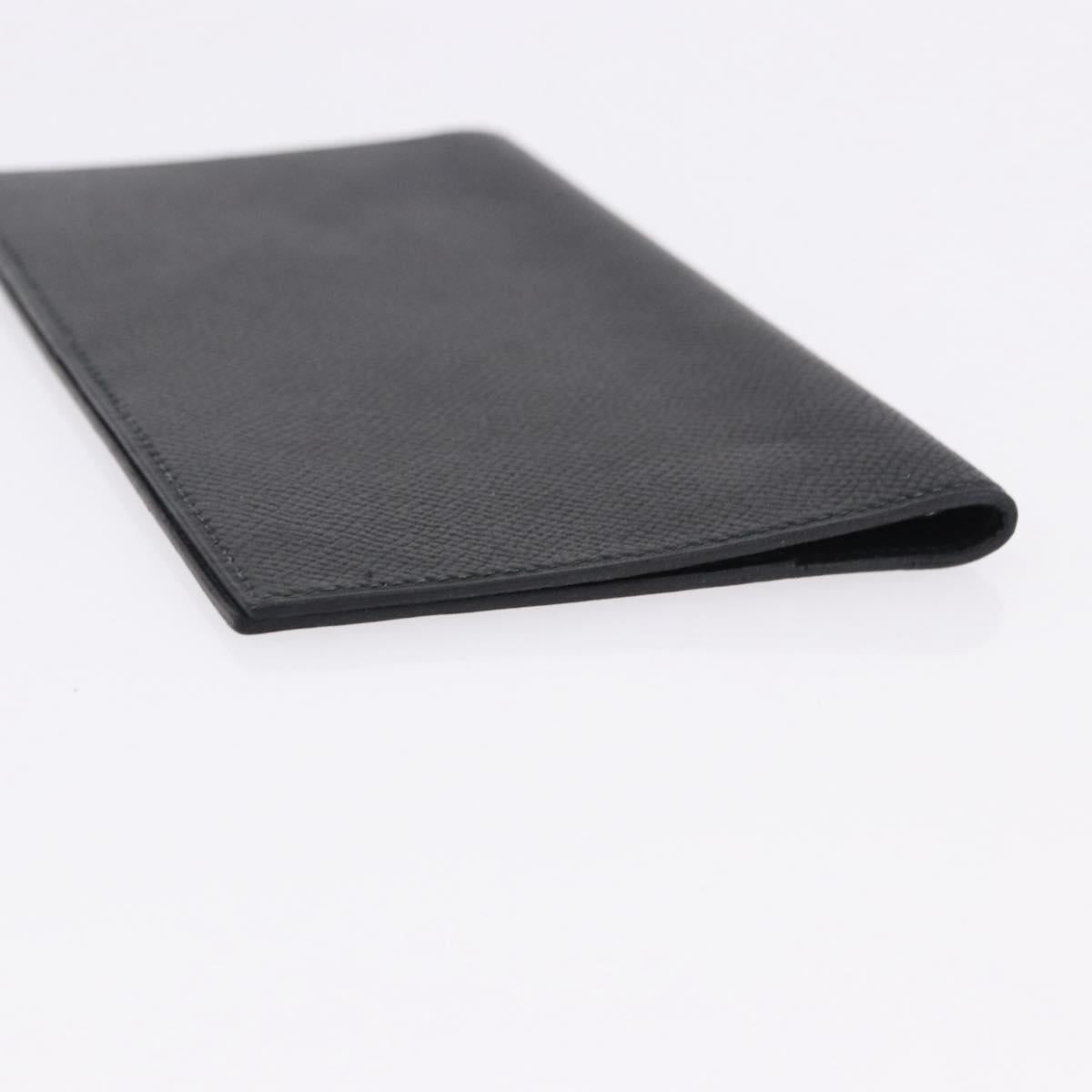HERMES Agenda Vision Day Planner Cover Leather Black Auth 192309V