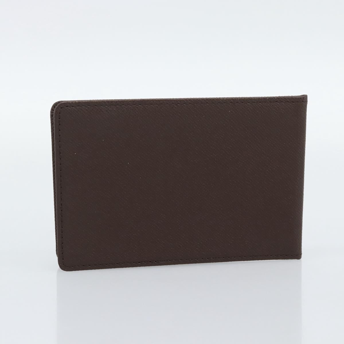 LOUIS VUITTON Taiga Billfold Card Case 2 Set Epicea Grizzly LV Auth 192414