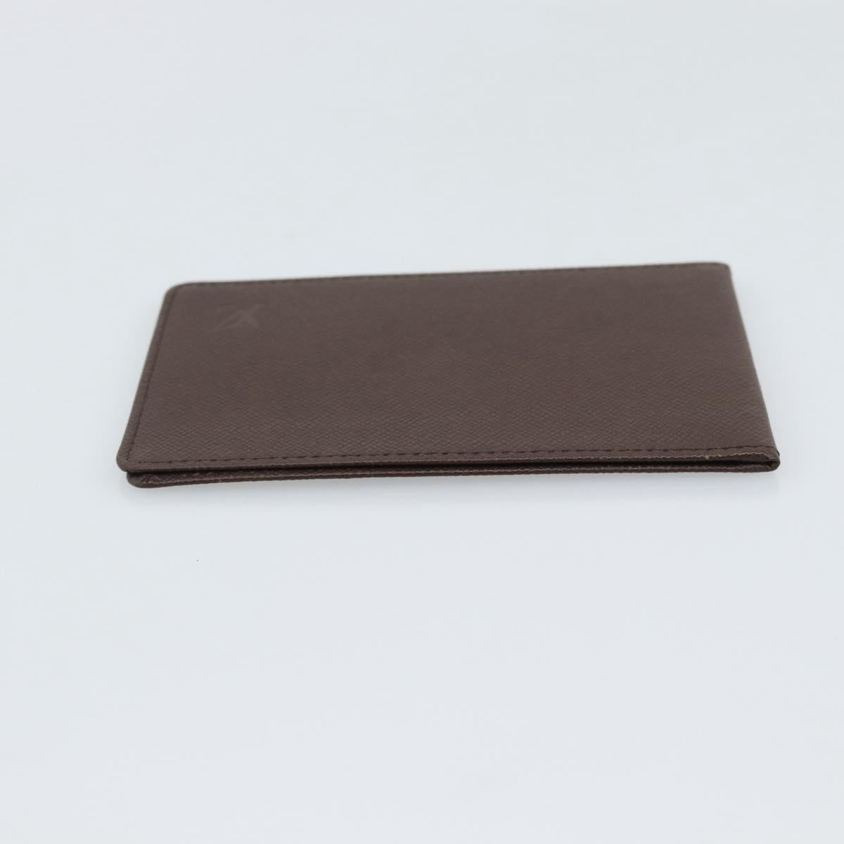 LOUIS VUITTON Taiga Billfold Card Case 2 Set Epicea Grizzly LV Auth 192414