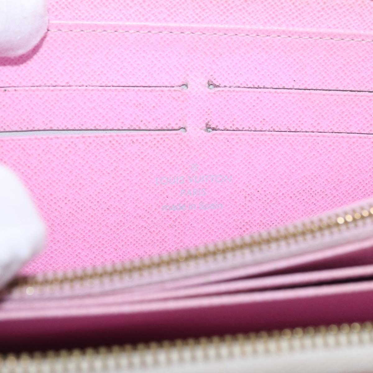 LOUIS VUITTON Monogram Multicolor Zippy Wallet White M60241 LV Auth 192417