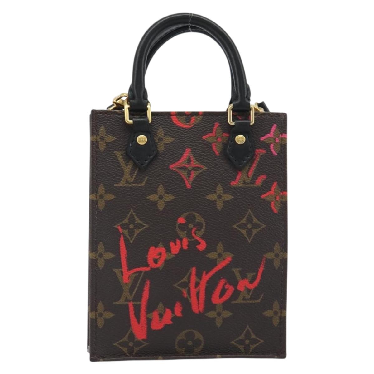 LOUIS VUITTON Monogram Fall in Love Petit Sac Plat Bag 2way M80839 Auth 192433M