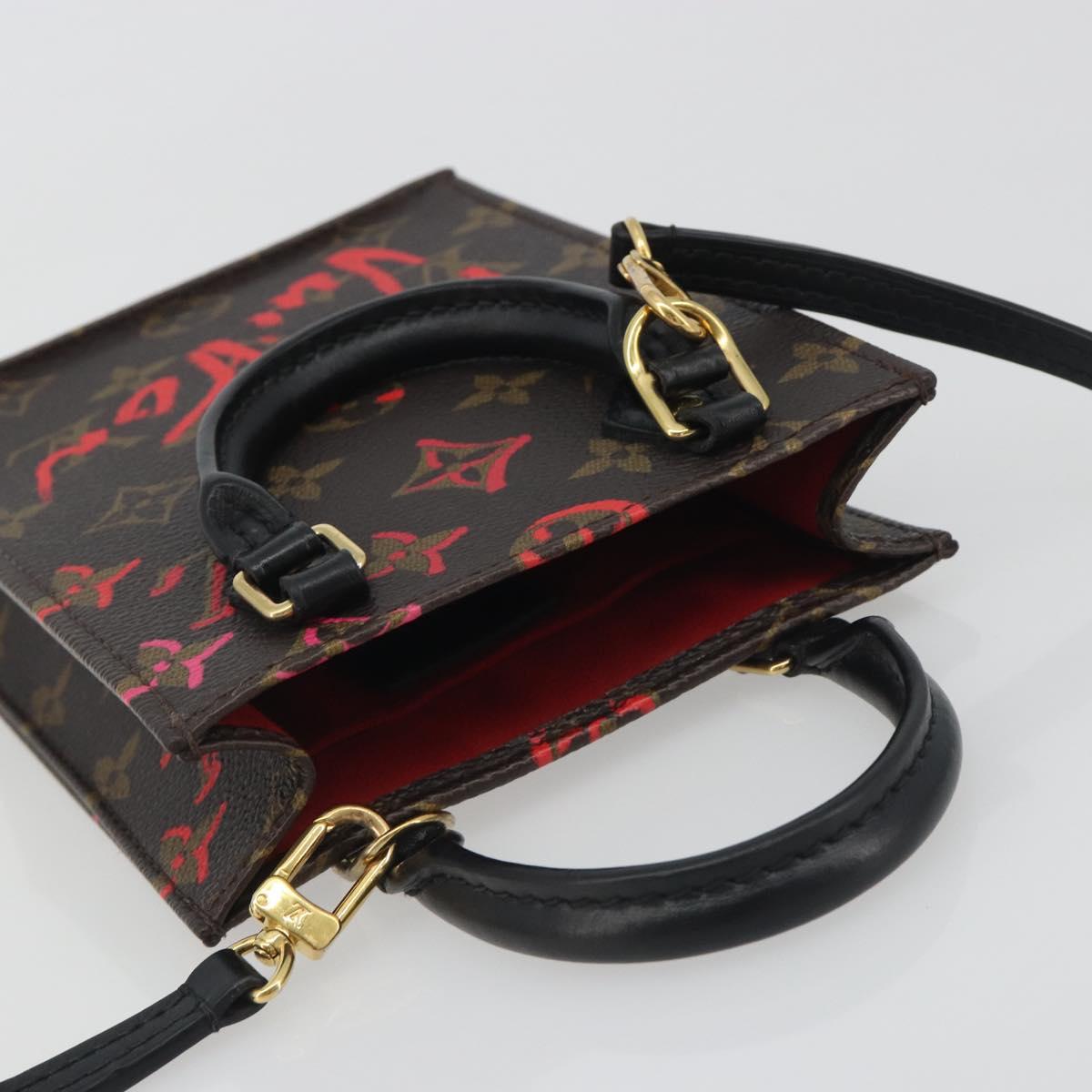 LOUIS VUITTON Monogram Fall in Love Petit Sac Plat Bag 2way M80839 Auth 192433M