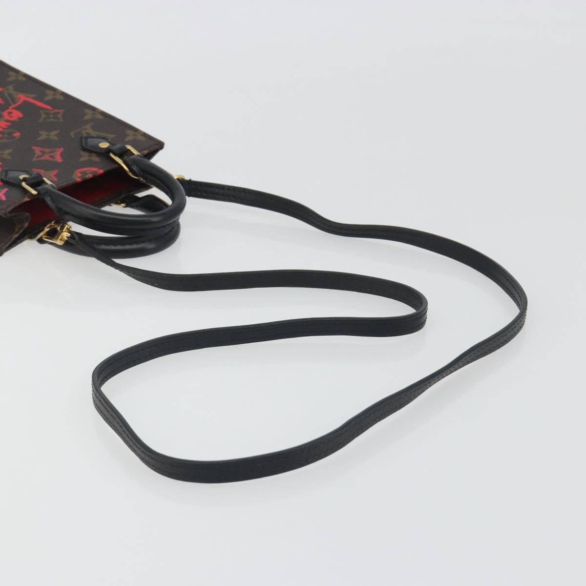 LOUIS VUITTON Monogram Fall in Love Petit Sac Plat Bag 2way M80839 Auth 192433M
