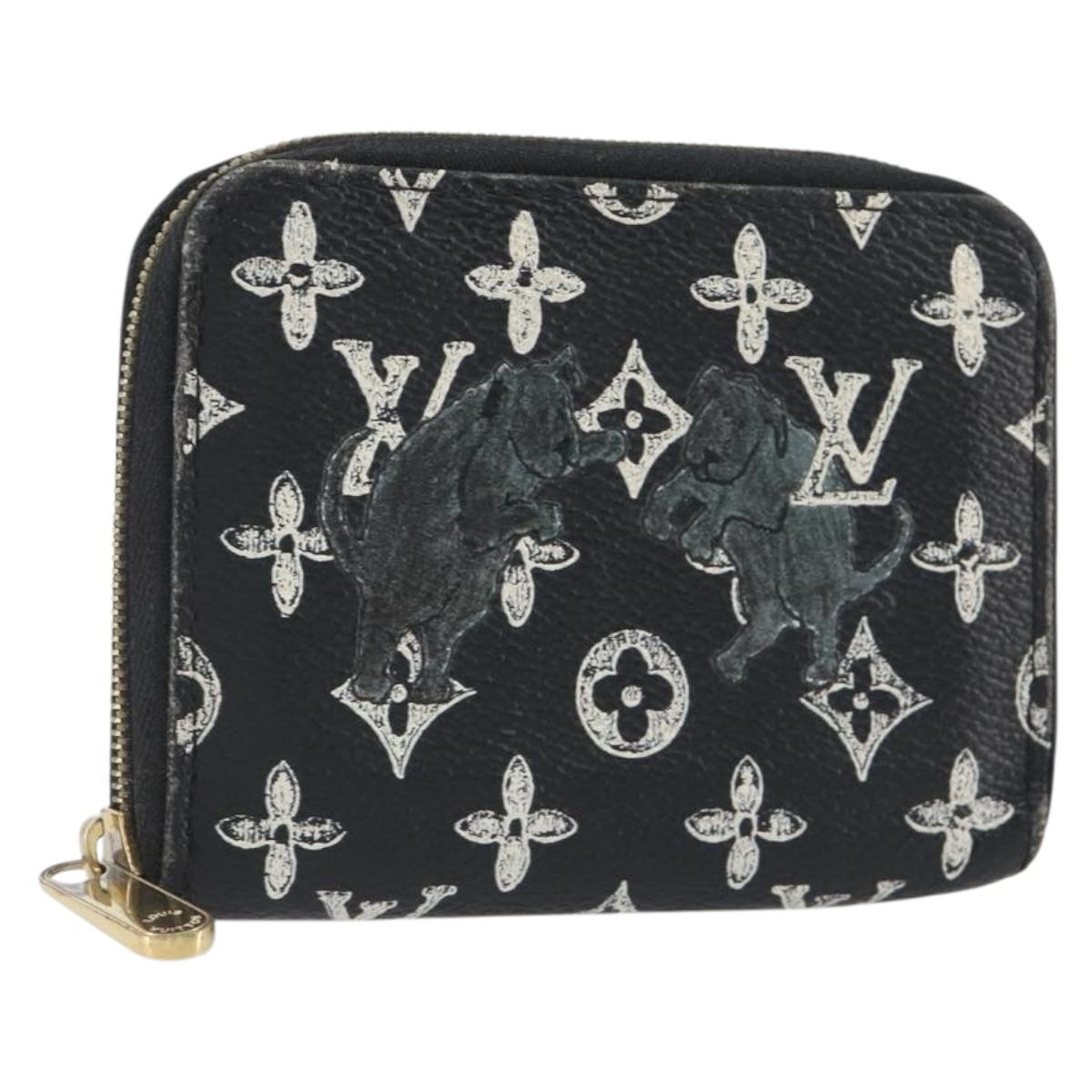 LOUIS VUITTON Catgram Zippy Coin Purse M63884 LV Auth 192439A