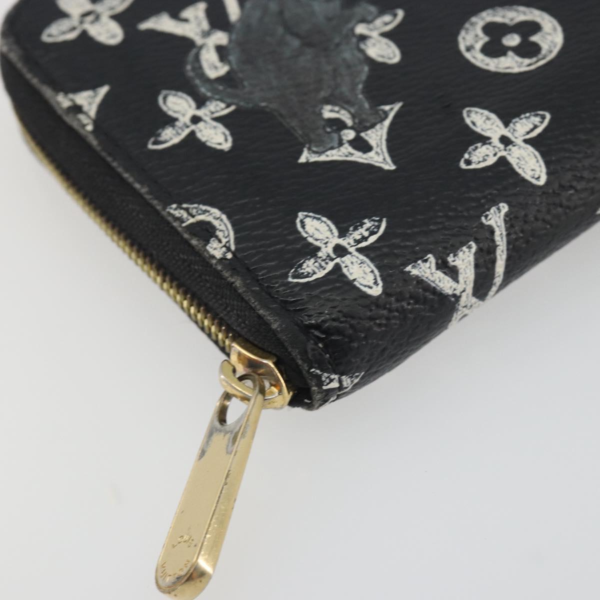 LOUIS VUITTON Catgram Zippy Coin Purse M63884 LV Auth 192439A