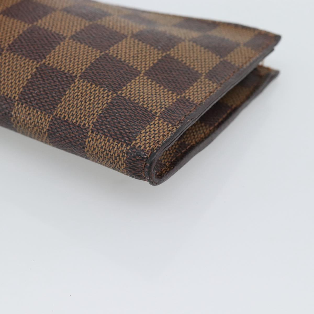 LOUIS VUITTON Damier Ebene Marais Pouch LV Auth 192443