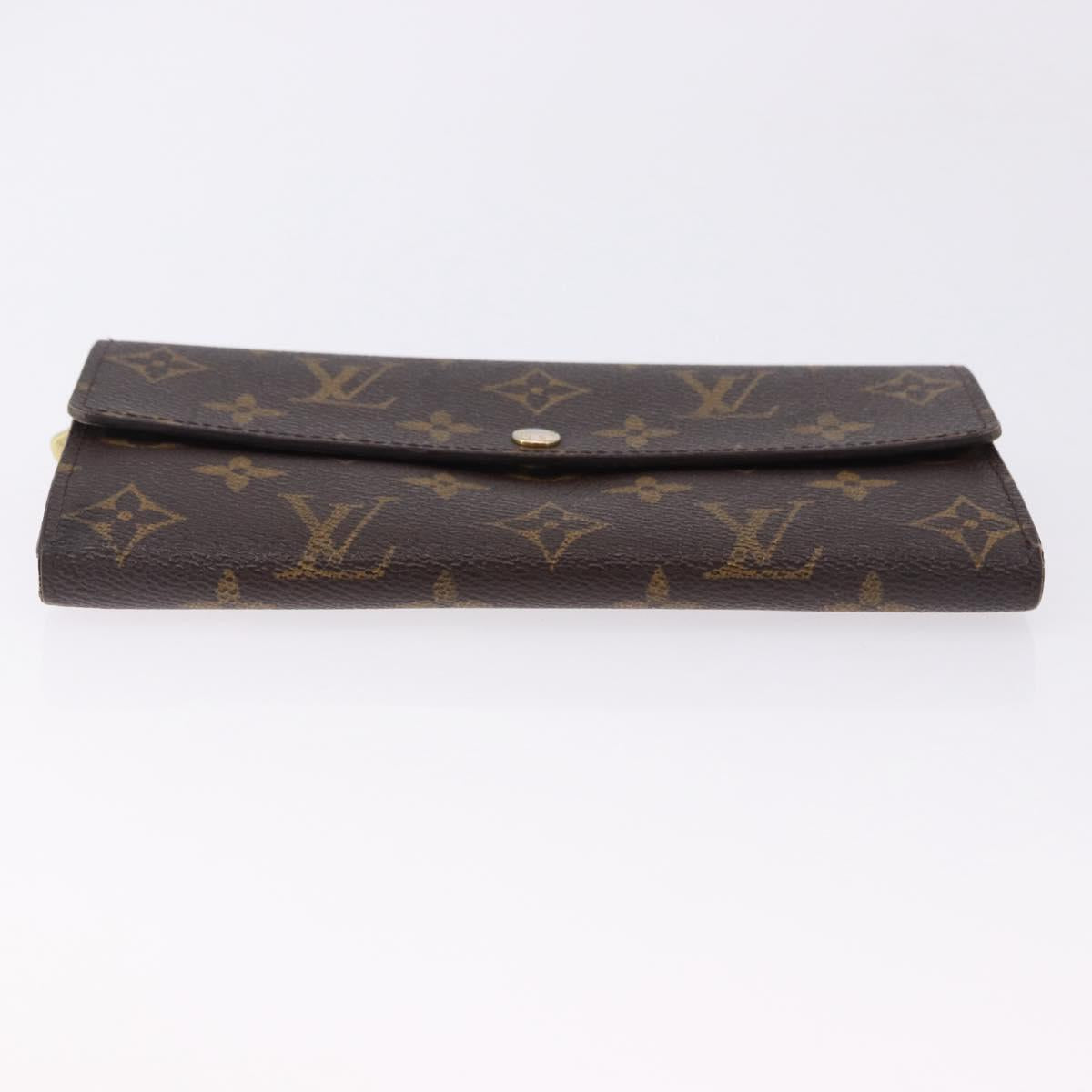 LOUIS VUITTON Monogram Portefeuille Sarah Long Wallet M61734 LV Auth 192444
