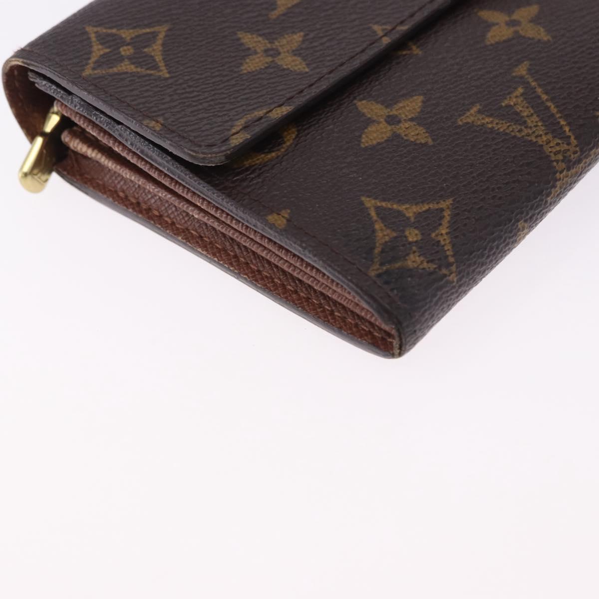 LOUIS VUITTON Monogram Portefeuille Sarah Long Wallet M61734 LV Auth 192444