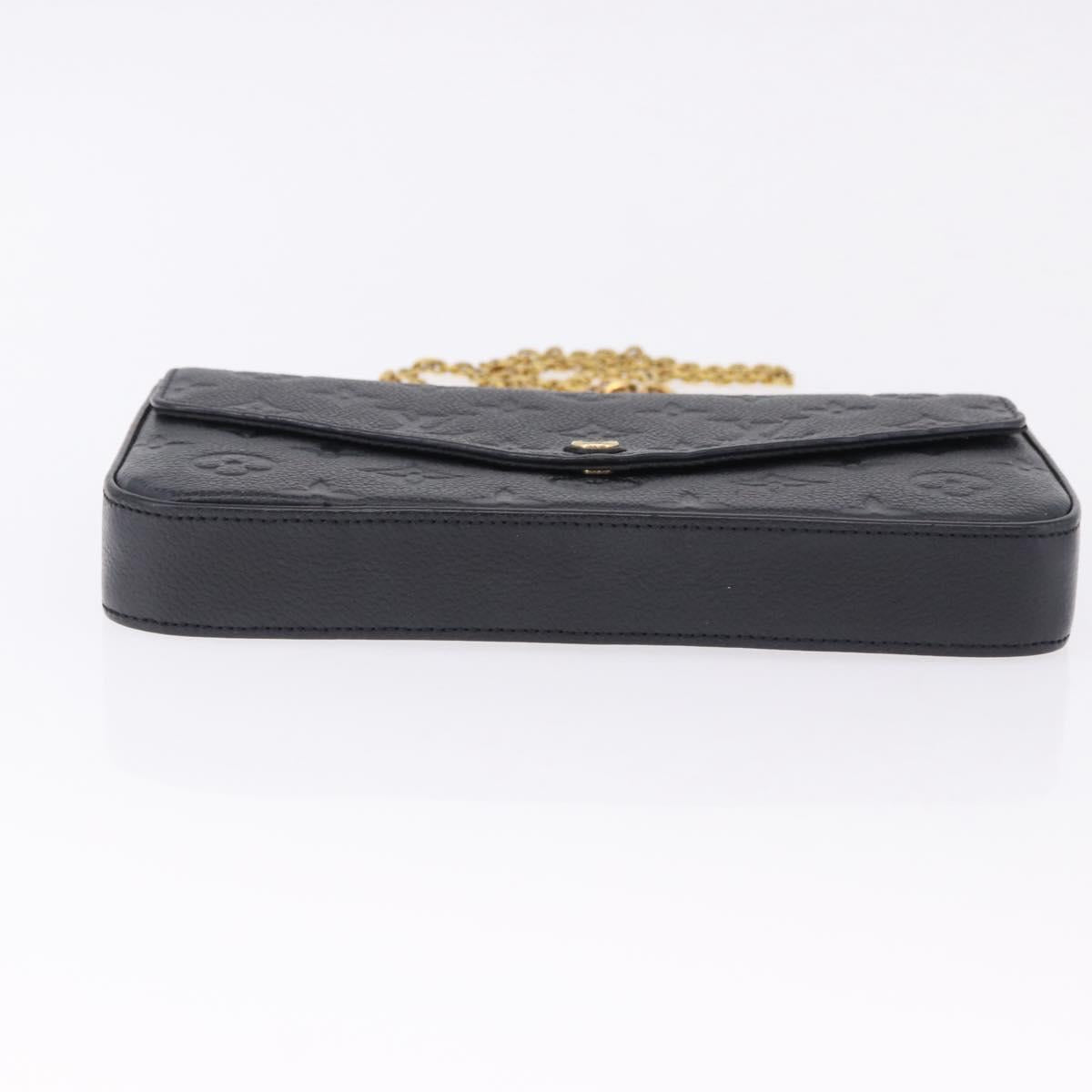 LOUIS VUITTON Empreinte Chain Pochette Felice Wallet M64064 LV Auth 192455V