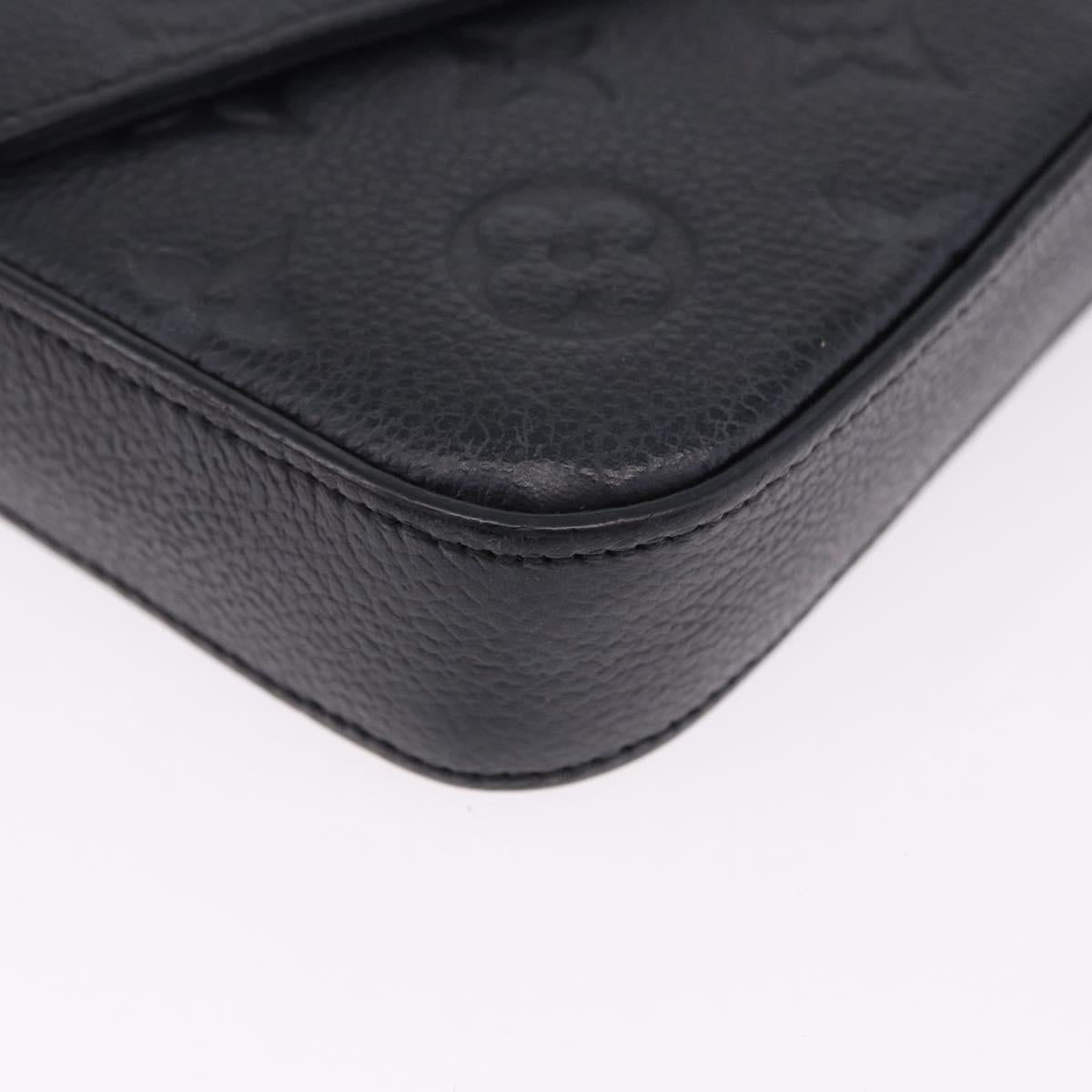 LOUIS VUITTON Empreinte Chain Pochette Felice Wallet M64064 LV Auth 192455V