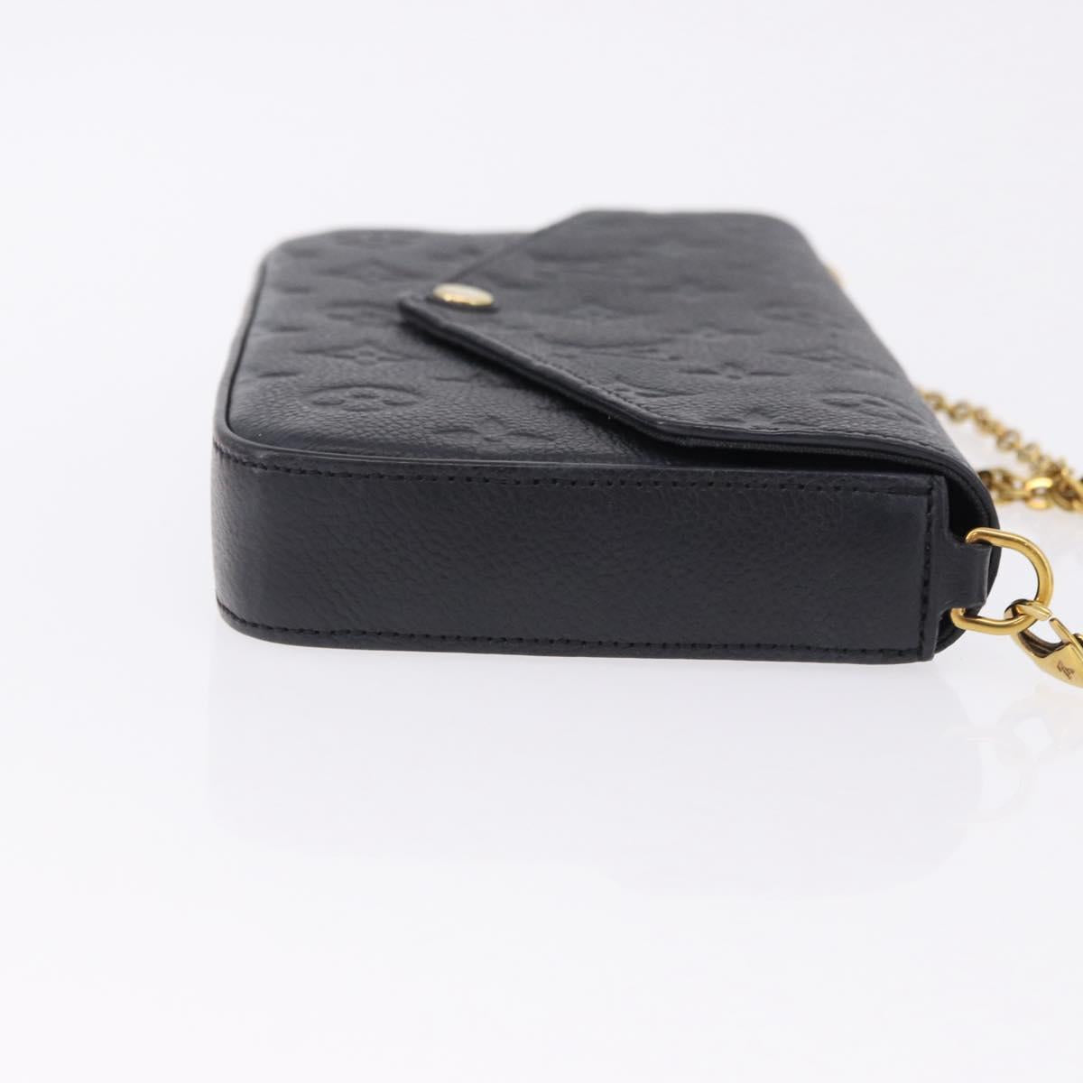 LOUIS VUITTON Empreinte Chain Pochette Felice Wallet M64064 LV Auth 192455V
