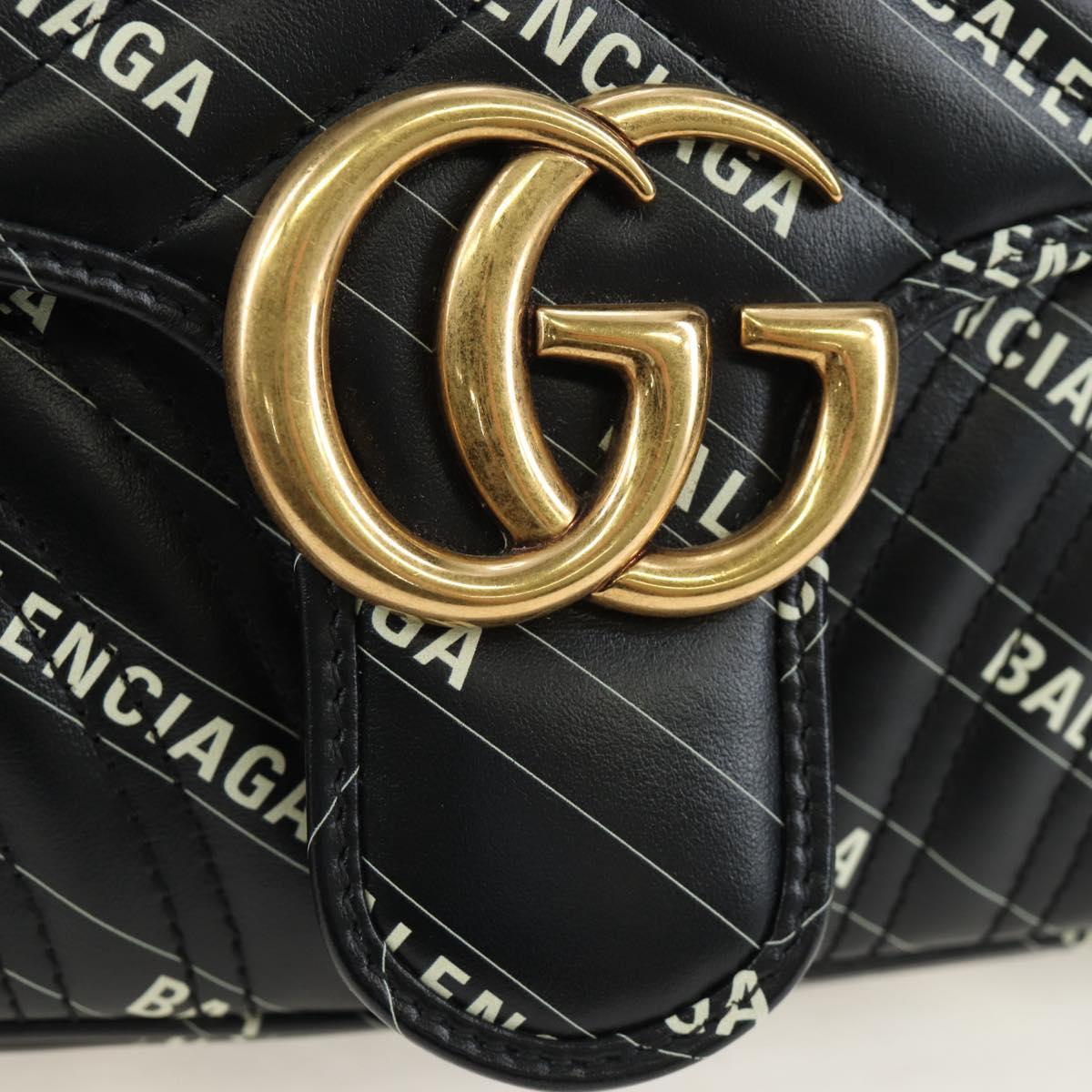 GUCCI GG Marmont The Hacker Project Bag Balenciaga Collaboration Auth 192458SAM